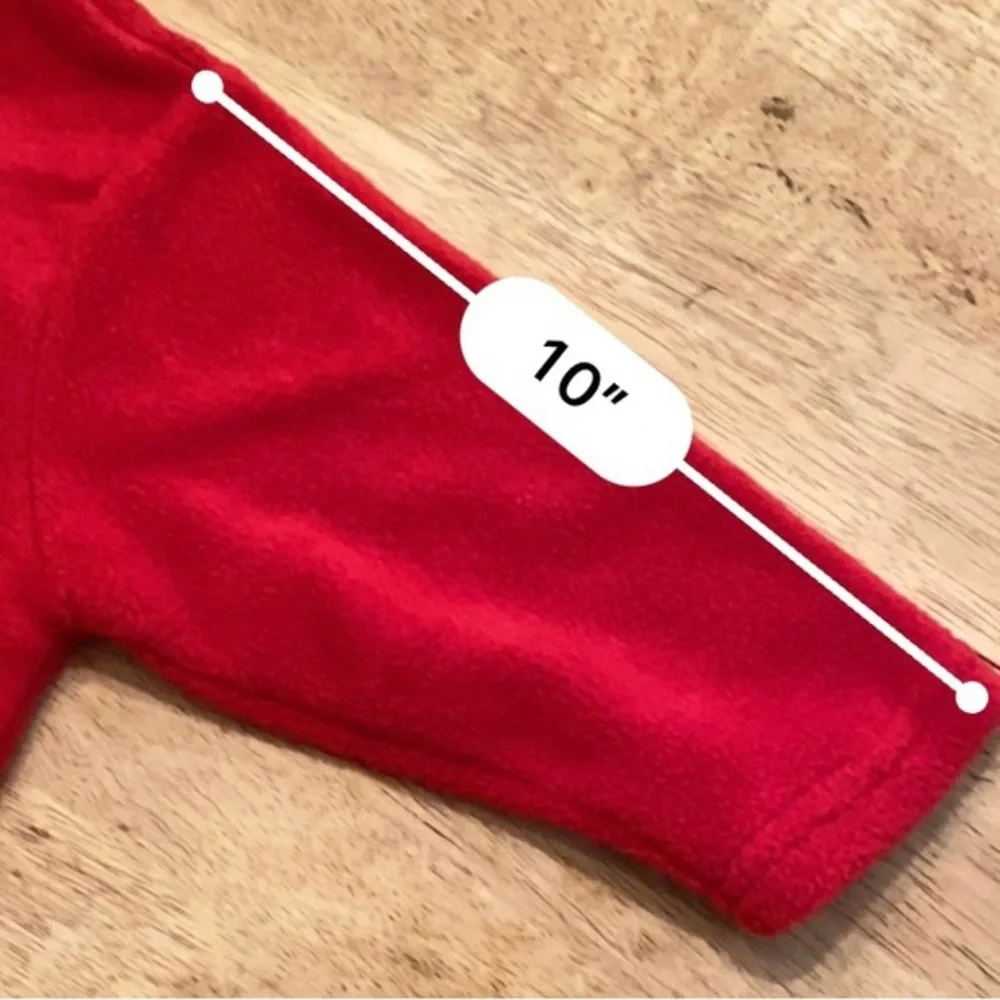 Vintage Baby Gap XL (18-24 months) Red 2 Button‎ Front Hoodie